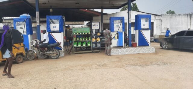 Petrol Station in Lagos, Nigeria