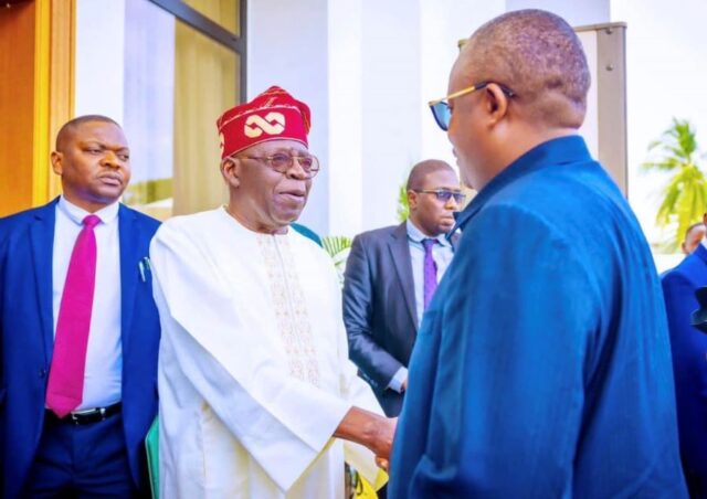 President Tinubu with visiting President Umaro Sissoco Embaló of Guinea Bissau