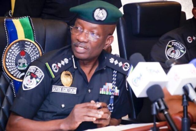 Inspector-General of Police, IGP Kayode Adeolu Egbetokun