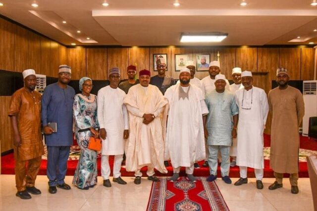 GOVERNOR UMARU BAGO with executives of Mainstream Energy Solutions