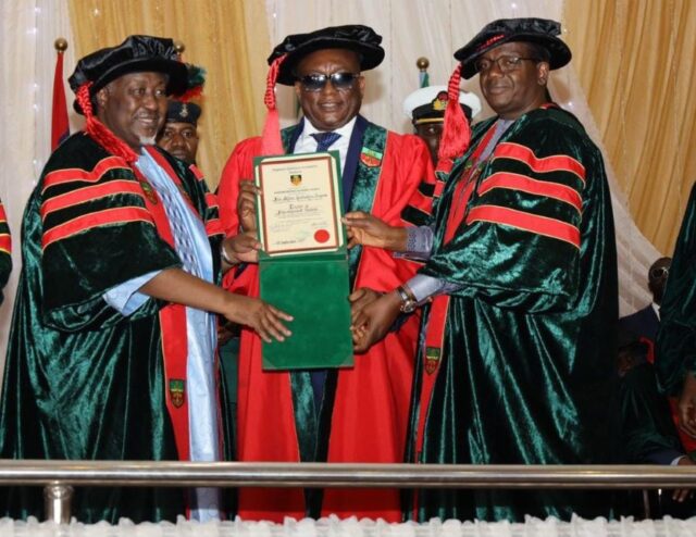 Onyema bags Doctorate Degree from the Nigerian Defence Academy