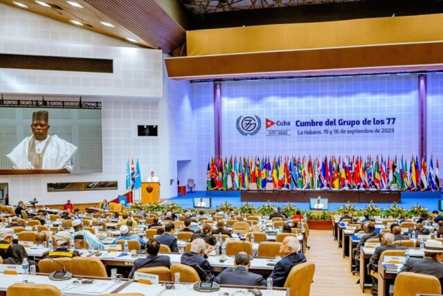 VP Shettima addresses global south leaders at G77+China Summit