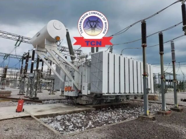 Interbus transformer at Delta IV Transmission Substation, Ughelli, Delta State