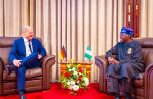 Security, energy transition tops discussion as President Tinubu hosts German Chancellor Olaf Scholz