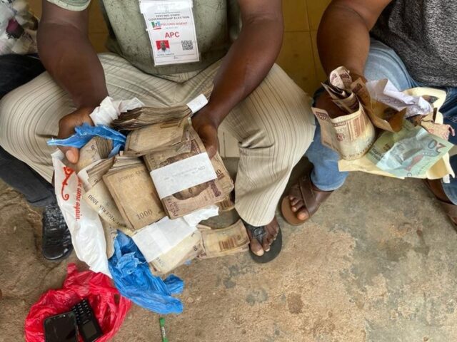 Arrested vote buyers