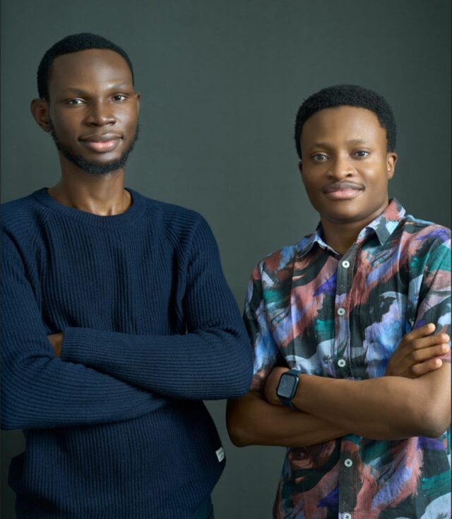 L-R, Mr. Joseph Femi Aghedo and Mr. Idorenyin Obong, Co-founders of Grey