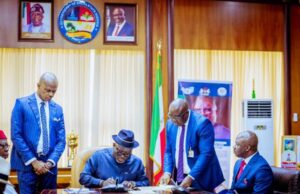 Delta State Governor Oborevwori signs the State’s 2024 appropriation bill of N724 billion into law