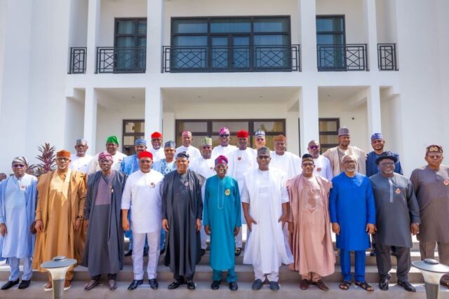 President Bola Tinubu with State Governors