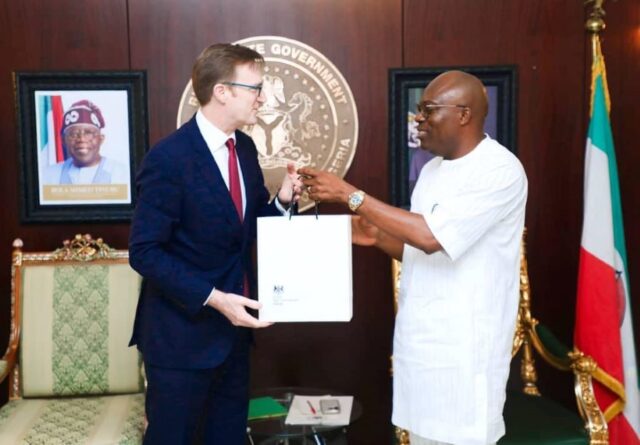 Governor Fubara hosted the British High Commissioner to Nigeria, Richard Montgomery