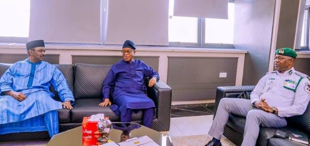 Officials of Ministry of Marine and Blue Economy and Nigeria Customs Service meet
