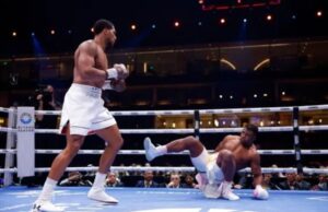Anthony Joshua deals devastating second round knockout on Francis Ngannou