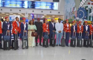 Air Peace airline lands first direct flight to UK at Gatwick Airport, London with 260 passengers on board