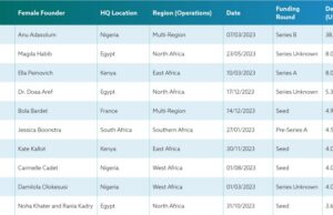 Nigeria retains its position at the forefront as Venture Capital fundraising remains challenging for female entrepreneurs