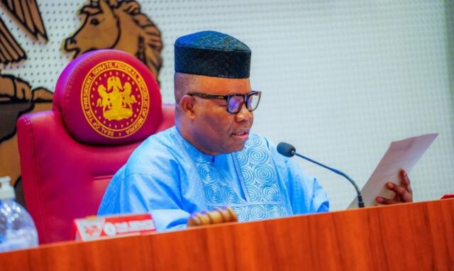 Senate President, Senator Godswill Akpabio