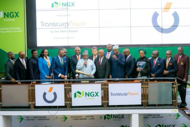 Transcorp Power Plc lists on NGX Exchange at N1.8 trillion market capitalization