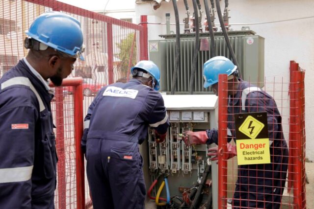Abuja Electricity Distribution Plc Technicians at work