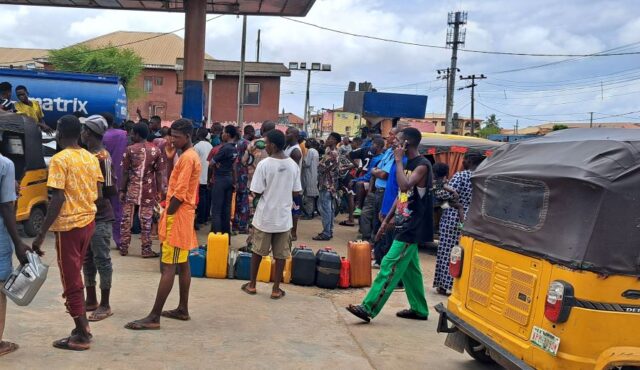 Frustration builds as petrol scarcity hits Nigeria again