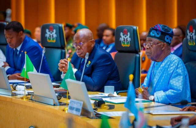 President Bola Tinubu during the African High-level Meeting on Counter-Terrorism in Abuja