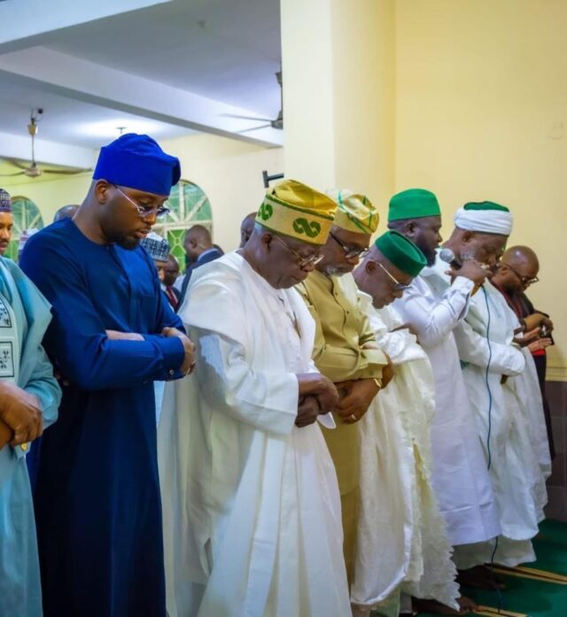 President Tinubu prays for Muslim around the globe