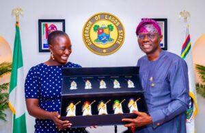Sanwo-Olu honours Pelumi Nubi, now a Lagos Tourism Ambassador after her incredible London to Lagos road trip
