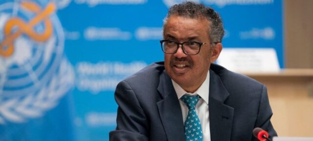 WHO Director-General Tedros Adhanom Ghebreyesus