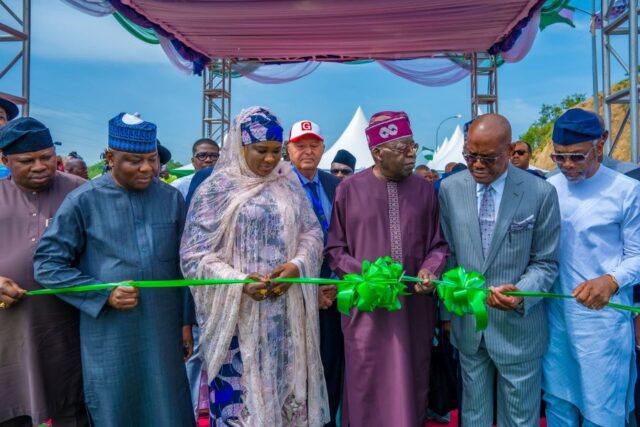 PRESIDENT TINUBU AT INAUGURATION OF FCT ROAD PROJECT RECENTLY