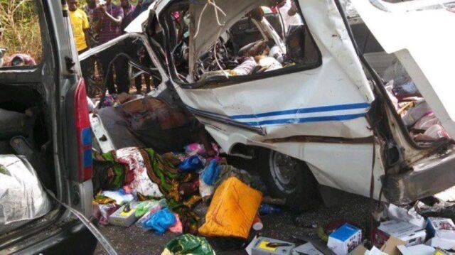File photo of an accident that occurred around 4 p.m along Ore-Benin route, some 2km from Ore.