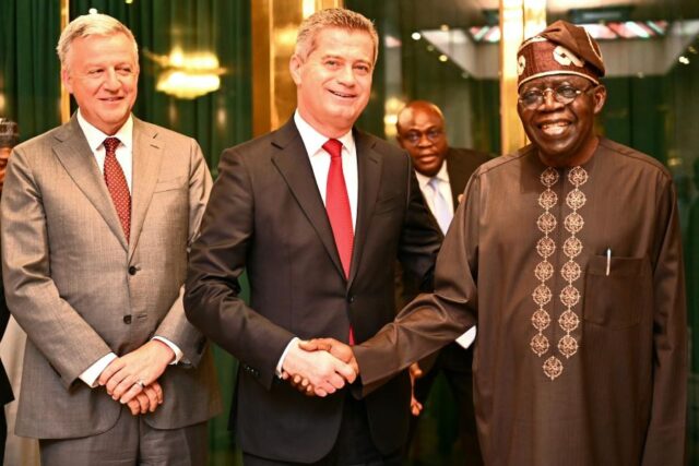 President Bola Tinubu and the global leadership team of Coca-Cola Company, led by Mr John Murphy, its president and chief financial officer