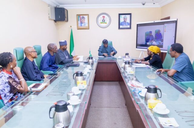 The Implementation Committee on the Sales of Crude Oil and Refined Products in Naira Chaired by Finance Minister, Wale Edun