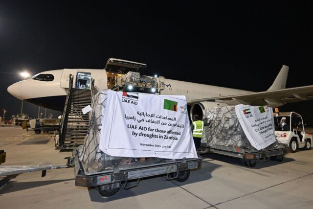 UAE Aid for those affected by droughts in Zambia