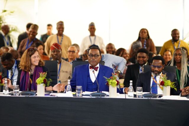 Dr. Akinwumi A. Adesina, with stakeholders at the Africa Investment Forum 2024