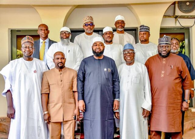 Officials of the Upper Niger River Basin Development Authority visits Niger State Governor Umaru Bago