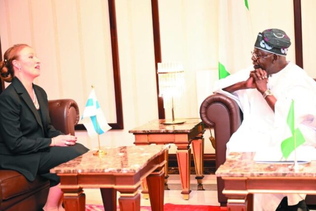 President Tinubu welcomes new Finnish Ambassador to Nigeria, Ms Sanna Selin