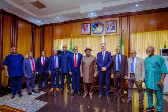 Chevron executives visit Delta State Governor Oborevwori