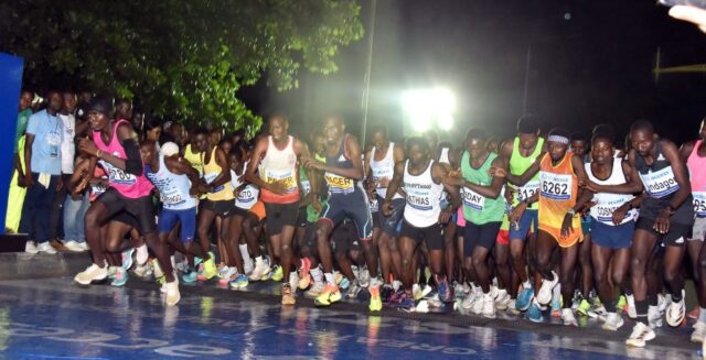 Cross section of athletes at the starting point of Access Bank Lagos City Marathon’s