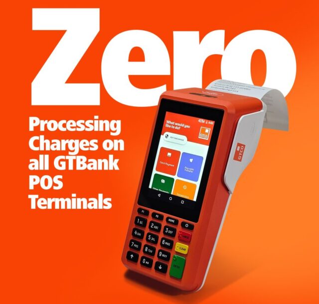 GTBank removes POS processing fees