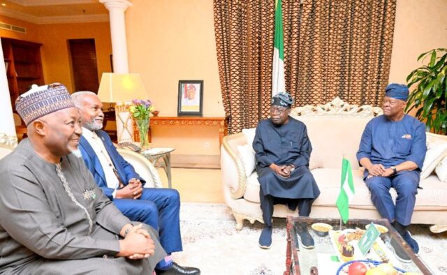 President Tinubu and Finance Minister Wale Edun at the AU Summit