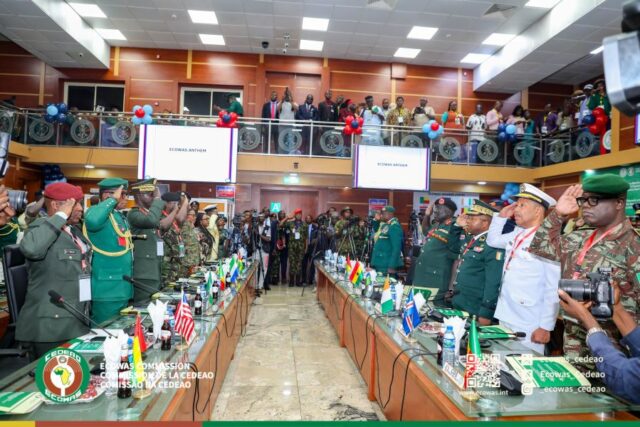 ECOWAS Committee of the Chiefs of Defence Staff meet Abuja