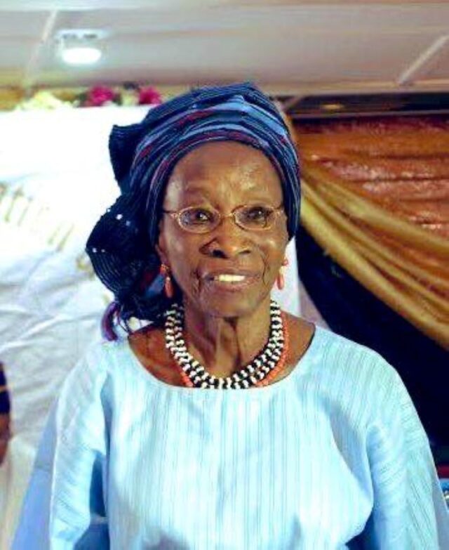 Late, former Minister of National Planning, Mrs. Adenike Ebunoluwa Oyagbola