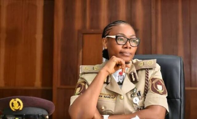 Mrs. Kemi Nanna Nandap, Comptroller-General of the Nigeria Immigration Service