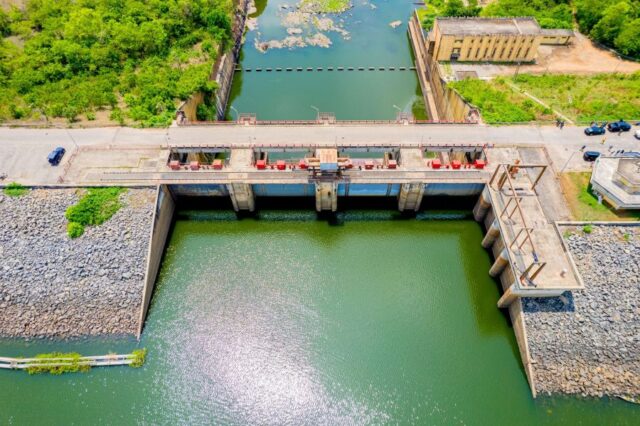 The 9-megawatt hydro power plant at the Ogun-Osun River Basin Development Authority