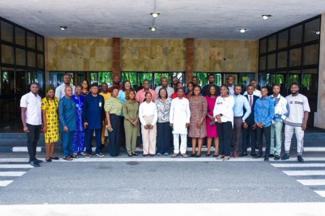 The 37 academia and Research Interns from several universities in Nigeria