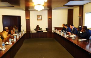Special Adviser to the President on Energy, Olu Verheijen holds strategic talks with major IOC executives in Abuja