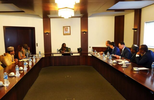 Delegation of international oil companies visits Olu Verheijen, the Special Adviser to the President on Energy