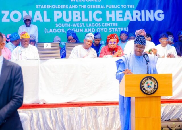 Deputy Governor, Dr. Kadri Obafemi Hazmat represented Governor Sanwo-Olu
