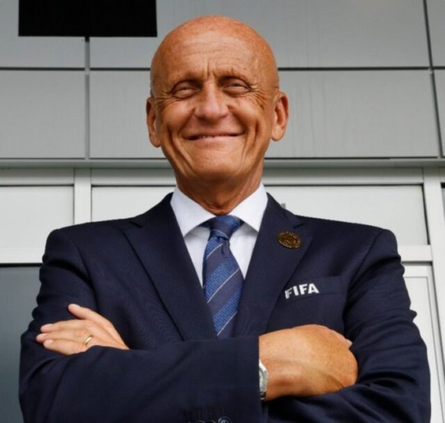 Pierluigi Collina, the Chairman of the FIFA Referees Committee
