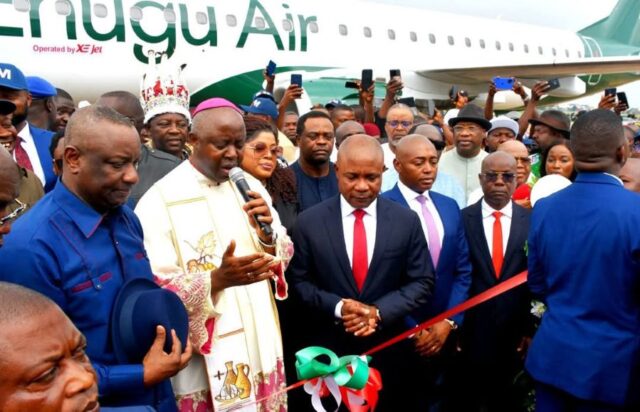 The official unveiling of Enugu Air