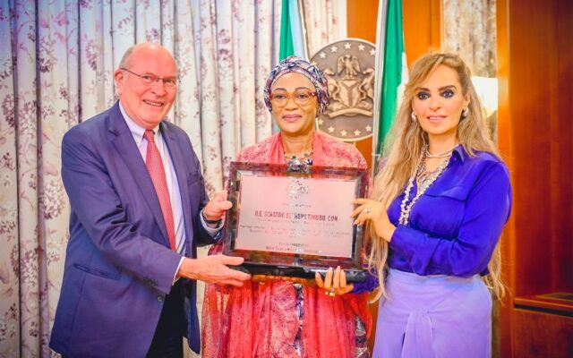 Merck Foundation Chairman and CEO meet H.E. Senator OLUREMI TINUBU, The First Lady of the Federal Republic of Nigeria