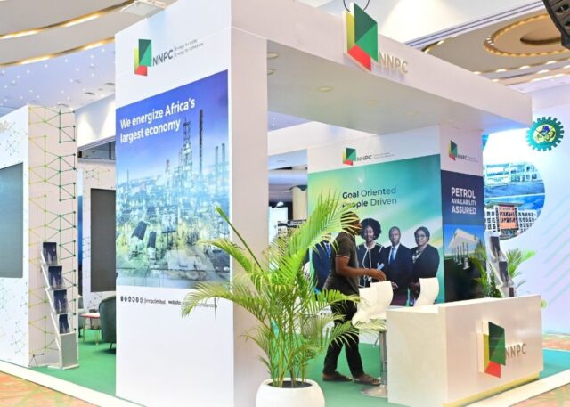 NNPC Ltd at Booth C12 at African Energy Week 2025 in Cape Town, South Africa