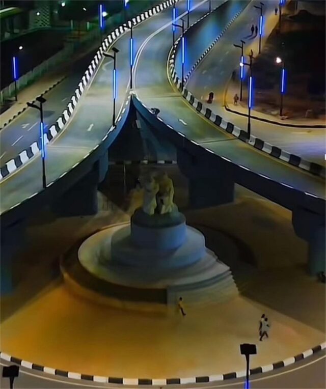 New flyover, set to be commissioned today by President Tinubu